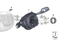 61319351148-SWITCH-STRNG COLOUMN-E46