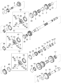 433603C000-HUB & SLEEVE-SYNCHRONIZER(3&4)