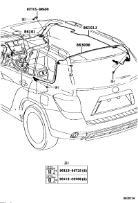 861010E260-CORD SUB-ASSY, ANTENNA