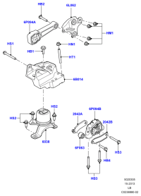 LR032117-BRACKET,HARNESS
