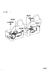 8219B0E010-Wire, seat, no.2