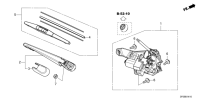 767003A0A01-Motor assy., rr. win