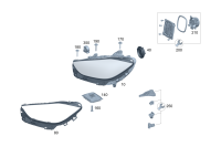 2069060903-HEAD LAMP GDL-ES W212 LH