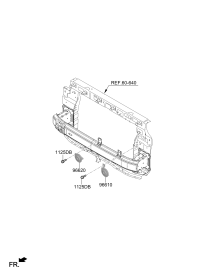 96640S6100-Horn, low pitched