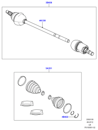 LR003161-BOOT KIT STEERING GEAR