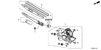 76700T6A003-Motor assy., rr. win