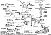 423040E090-CARRIER SUB-ASSY REAR AXLE RH