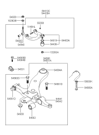 BALL JOINT KIT-SUSP UPR ARM FR