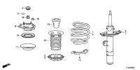 51611TWBH92-ABSORBER UNIT, R. FR