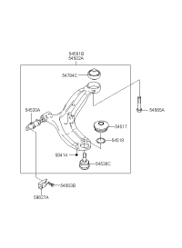 ARM LOWER FRONT LH