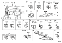 841520E031-SWITCH, HEADLAMP LEVELING