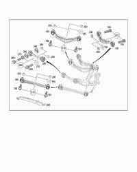 2223500132-TRACK CONTROL ARM RR RHT/W204