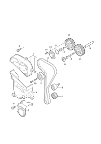04E109088AE-CAMSHAFT ADJUSTER,INTAKE-C(204
