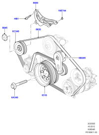 LR012000-Pulley-crankshaft with damper