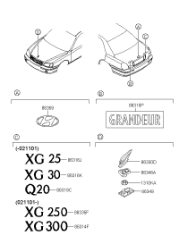 8633539500-EMBLEM-GDI 4WD(BADGE)