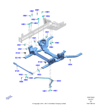 KR3Z5C145A-RAIL ASSY-CURTAIN