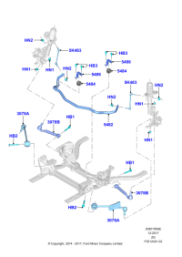FR3Z3078B-Rh/???? Arm compl-frt susp