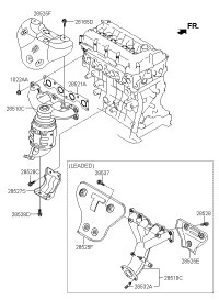 285102G370-MANIFOLD CATALYTIC ASSY-EXH
