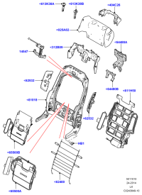 LR043484-Bracket assy-seat