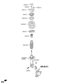 546512Z200-STRUT ASSY-FR,LH