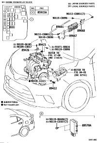 8942612270-Bracket, vacuum sensor