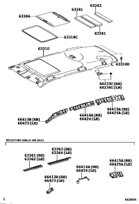 633060R020B0-TRIM SUB-ASSY, SUNSHADE
