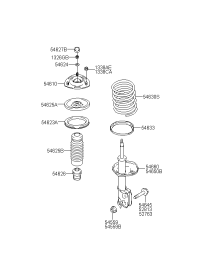 5461037100-Insulator assy-strut