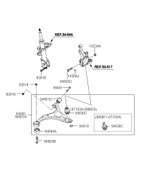 545002B000-ARM COMPLETE-FR LWR,LH