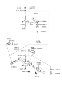 ARM ASSY-FR UPR LH