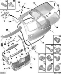 9804799680-DOOR ASSY - BAC