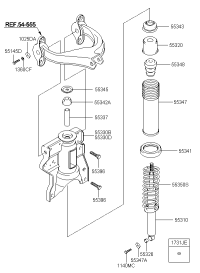 5531109510-SHOCK ABSORBER ASSY-REAR