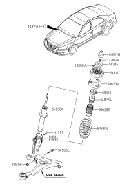 546303L000-Insulator assy-strut