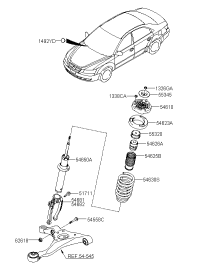 546113K030-STRUT ASSY