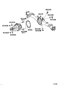 4211004180-HOUSING ASSY, REAR AXLE