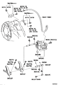 364100K010-ACTUATOR ASSY, TRANSFER SHIFT