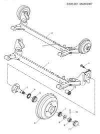 24443815-Bush, rr axle