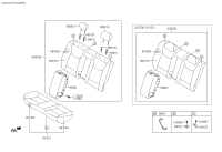 897004V080PDF-HEADREST ASSY-REAR SEAT