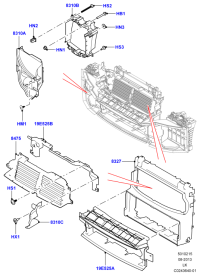 LR043742-Louver, radiator control