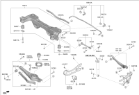 55270R0000-Arm assy-rr trailing arm, lh