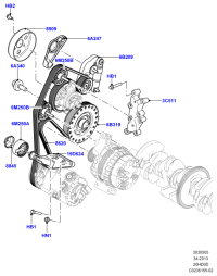 LR028882-BRACKET-ENGINE SUPP*