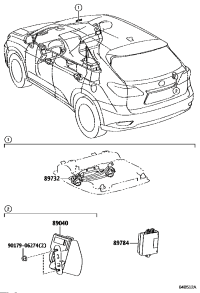 8904048061-SIREN ASSY, THEFT WARNING