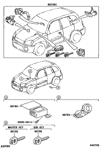8978042070-COMPUTER ASSY, TRANSPONDER KEY