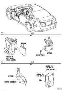 8976A33030-DRIVER, TIRE PRESSURE MONITOR INITIATOR