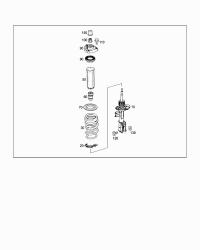 1173231500-SHOCK ABSORBER-W204