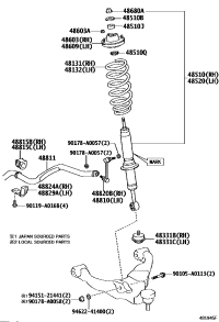 4830404100-BUMPER, FRONT SPRING, RH/LH
