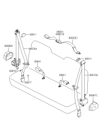 8989326000YD-COVER-S/BELT ANCHOR UPR