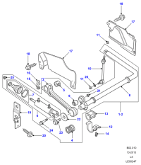 RBM100223-Link assembly anti-roll bar