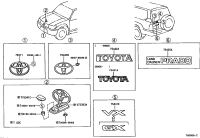 7530360060-EMBLEM SUB-ASSY, HOOD