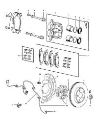 5080868AC-PAD KIT FRONT DISC BRAKE