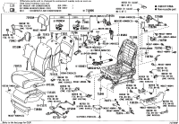 7186260100B1-Shield, front seat cushion, inner, rh/lh